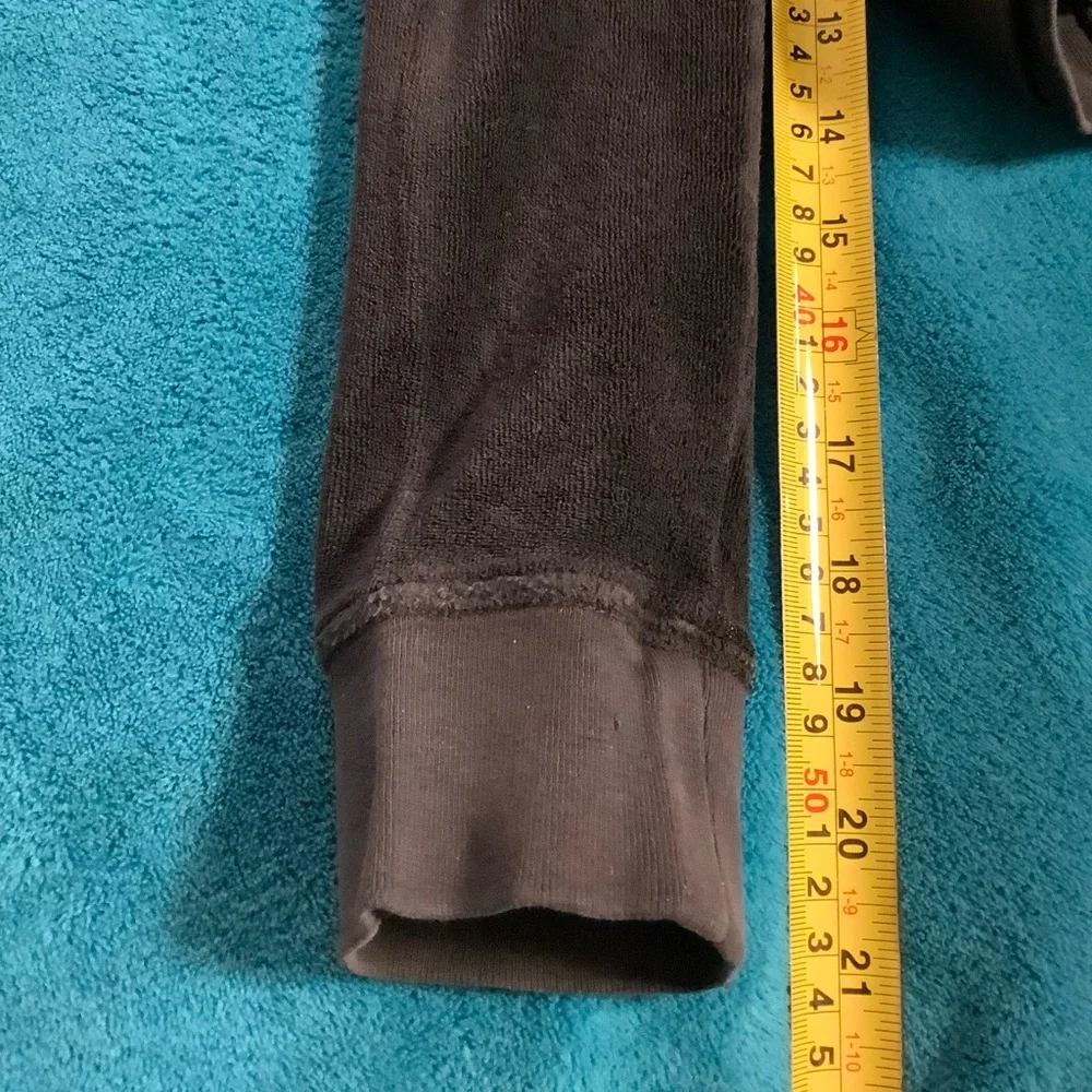 Juicy Couture Terry Shorts 28 x 17 Zip Up Hoodie XSP/SP - Picture 5 of 14